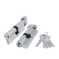 Механизм цилиндровый с вертушкой 200 ZM 60mm (25+10+25) CP хром 5 кл.