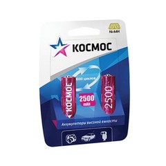 Аккумулятор Космос АА пальчиковый 2800 мАч (2 шт.)