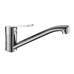 Смеситель кухня Decoroom картридж 35мм поворотный излив (DR38018) DR22018 (Китай)