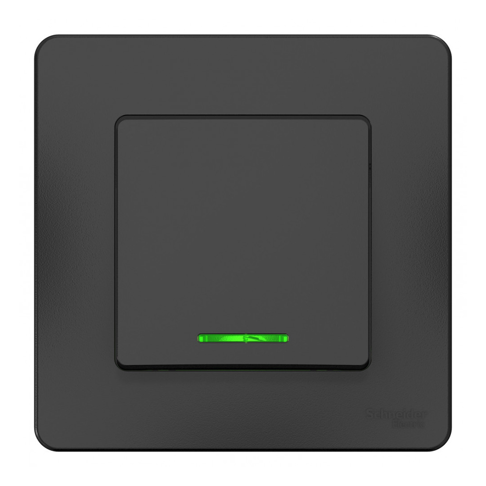 Выключатель с рамкой Schneider Electric Blanca BLNVS010116 одноклавишный скрытая установка антрацит с подсветкой
Выключатель с рамкой Schneider Electric Blanca BLNVS010116 одноклавишный скрытая установка антрацит с подсветкой