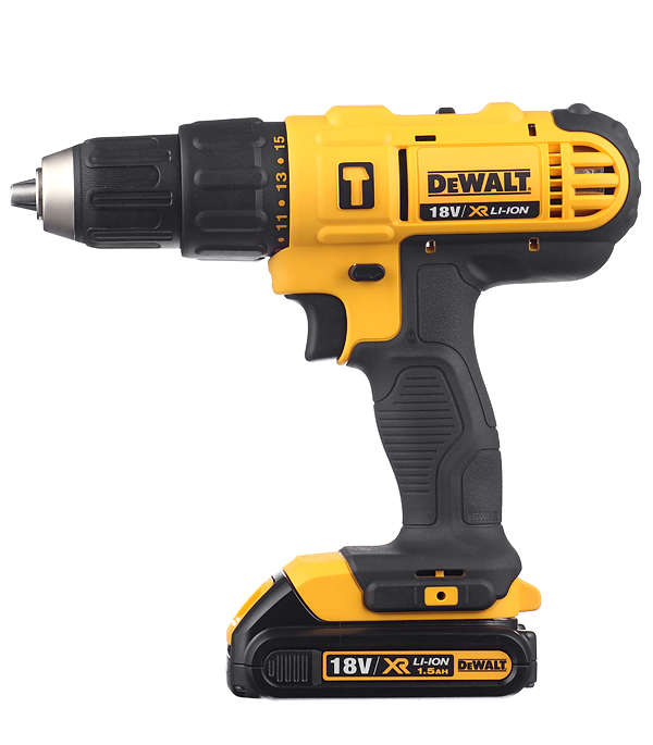 Дрель-шуруповерт аккумуляторная ударная DeWalt DCD776S2 18В 2х1,5Ач Li-Ion
Дрель-шуруповерт аккумуляторная ударная DeWalt DCD776S2 18В 2х1,5Ач Li-Ion