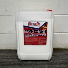 Грунтовка акриловая Премиум глубокого проникновения СВЕТОЧЪ 20 л