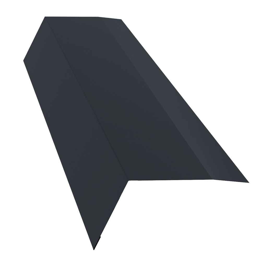 Планка карнизная для металлочерепицы 100х65 мм 2 м графитово-серая RAL 7024 матовая satin matt
Планка карнизная для металлочерепицы 100х65 мм 2 м графитово-серая RAL 7024 матовая satin matt