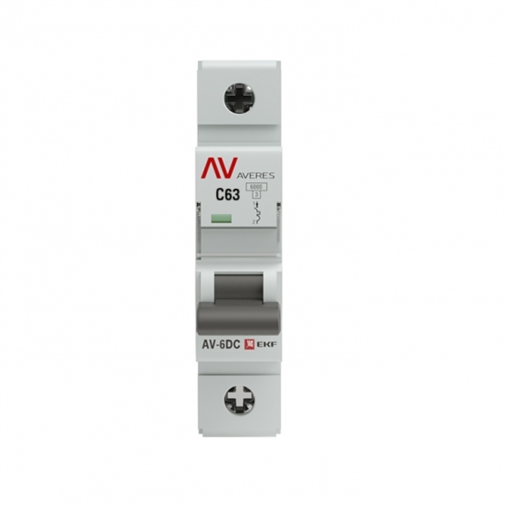 Автоматический выключатель модульный EKF Averes AV-6 DC 1Р 63А тип C 6 кА 230 В (mcb6-DC-1-63C-av)
Автоматический выключатель модульный EKF Averes AV-6 DC 1Р 63А тип C 6 кА 230 В (mcb6-DC-1-63C-av)