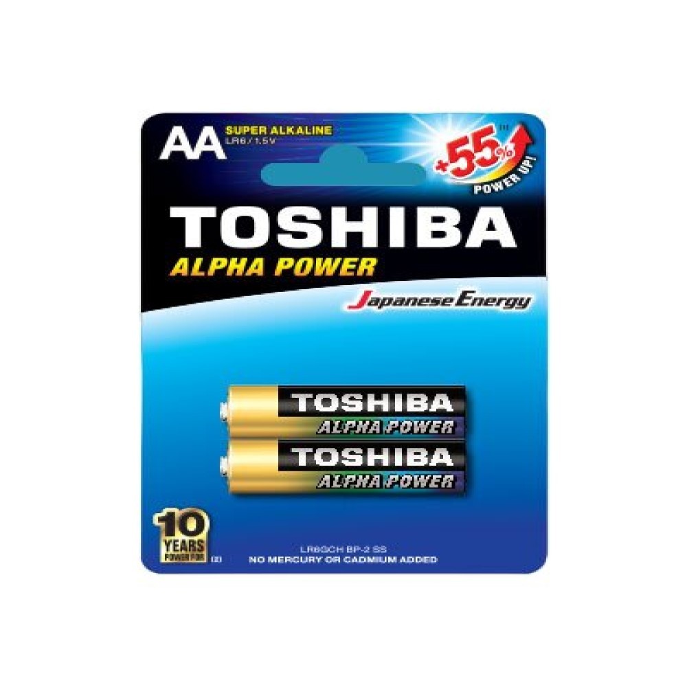 Батарейка Toshiba Alpha Power (LR6GCHBP2) AA пальчиковая LR6 1,5 В (2 шт.), Черный;золото
Батарейка Toshiba Alpha Power (LR6GCHBP2) AA пальчиковая LR6 1,5 В (2 шт.), Черный;золото
