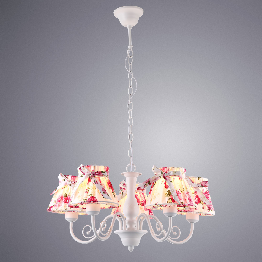 Люстра подвесная ARTE LAMP MARGHERITA (A7021LM-5WH) E27 40 Вт 220 В IP20, Белый
Люстра подвесная ARTE LAMP MARGHERITA (A7021LM-5WH) E27 40 Вт 220 В IP20, Белый