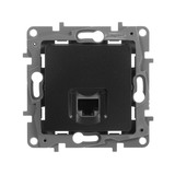 Розетка компьютерная без рамки Legrand Etika 672641 скрытая установка антра...