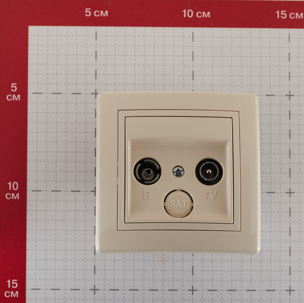 Розетка телевизионная с рамкой Aling-conel 612P.999 проходная TV-FM скрытая установка бежевая, Бежевый
Розетка телевизионная с рамкой Aling-conel 612P.999 проходная TV-FM скрытая установка бежевая, Бежевый