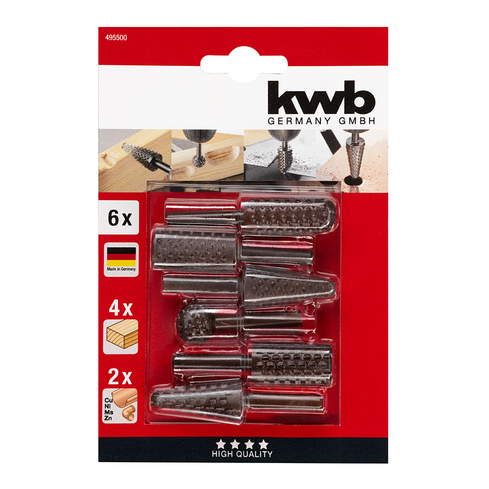 Набор борфрез цилиндрическая, сферическая, коническая KWB (4955-00) по дереву и по металлу d16 мм, d15 мм, d13 мм сталь HSS (6 шт.)
Набор борфрез цилиндрическая, сферическая, коническая KWB (4955-00) по дереву и по металлу d16 мм, d15 мм, d13 мм сталь HSS (6 шт.)