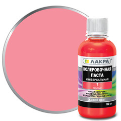 Колер паста Лакра красный №7 0,1 л