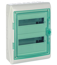 Щит распределительный навесной Schneider Electric Kaedra пластиковый IP65 460х340х160 мм 24 модуля прозрачная дверь