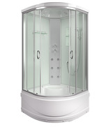 Душевая кабина MIRWELL MRL903-31 90х90х215см с высоким поддоном с крышей ст...