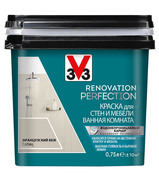 Краска водно-дисперсионная V33 Renovation Perfection для ванной моющаяся ф...