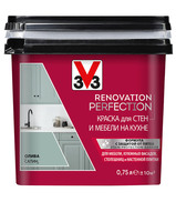 Краска водно-дисперсионная V33 Renovation Perfection для кухни моющаяся ол...
