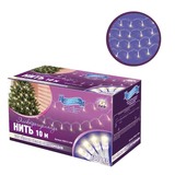 Гирлянда светодиодная B&H Нить 100 LED свечение теплое белое 10 м уличн...