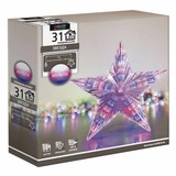 Гирлянда светодиодная GLOS Звезда 31 LED свечение мультиколор 0,22х0,22 м