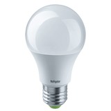 Лампа светодиодная Navigator 10 Вт E27 груша A60 4000 К дневной свет 24-48 ...