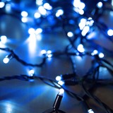 Гирлянда светодиодная GLOS Нить 100 LED свечение синее 10 м уличная
