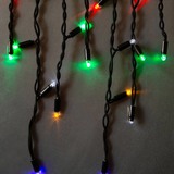 Гирлянда светодиодная GLOS Сосульки 50 LED свечение мультиколор 3х0,4 м ули...