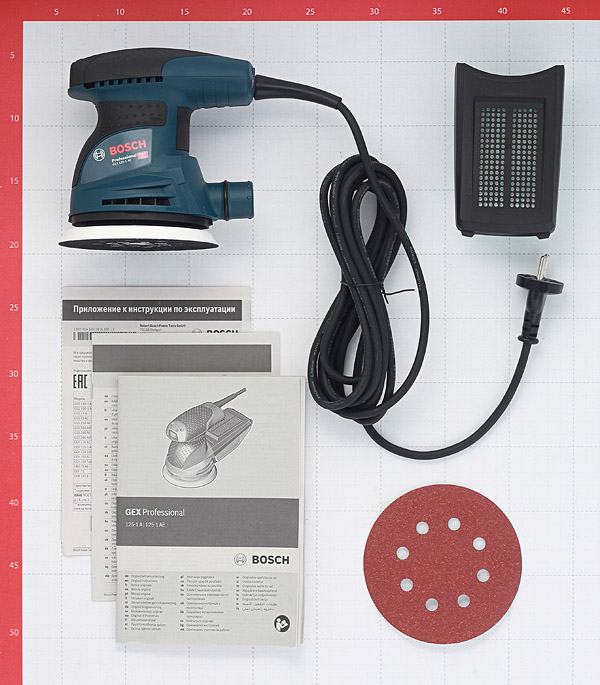 Шлифмашина эксцентриковая электрическая Bosch GEX 125-1 AE (601387500) 250 Вт d125 мм
Шлифмашина эксцентриковая электрическая Bosch GEX 125-1 AE (601387500) 250 Вт d125 мм