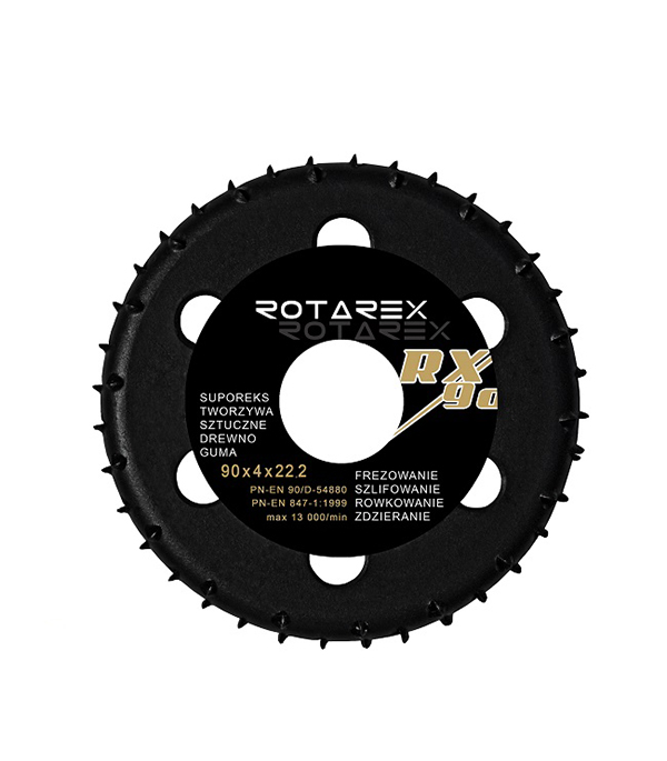 Фреза дисковая по дереву Rotarex (619601) 90х22,2 мм — купить в Петровиче в России: цена за штуку, характеристики, фотоcar