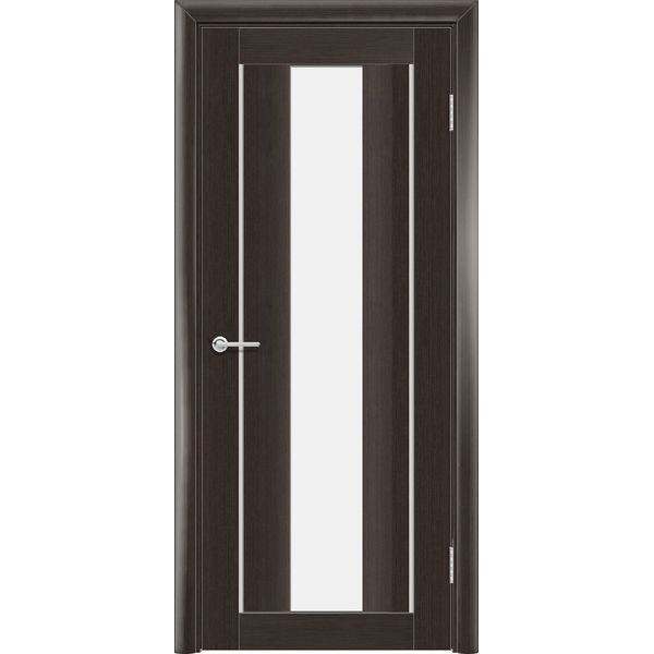 Дверное полотно МДФ ПВХ пленка Темный орех рифленый 600х1900 мм Матовое ...
