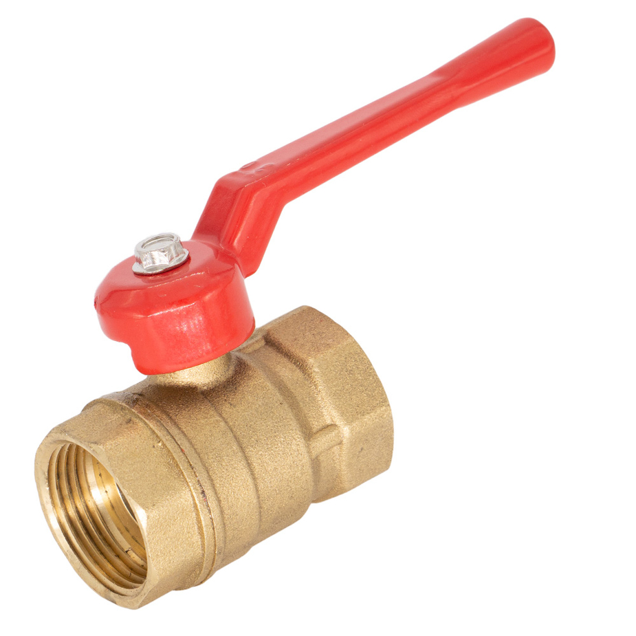 Кран шаровой латунный 1 ВР (г) х 1 ВР (г) рычаг — купить в Петровиче в ...