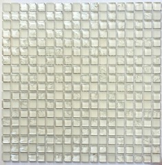 Мозаика стеклянная Apollo белая 300х300х8 мм