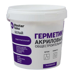 Герметик акриловый общестроительный MasterTeks PM белый 0,9 кг