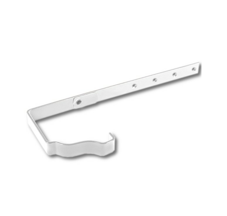 Кронштейн желоба металлический d120 мм 86 мм белый RAL 9003 — купить в ...