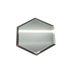 Плитка облицовочная Стеклостройкомплект зеркальная шестигранная соты серебряная 230х200х4 мм