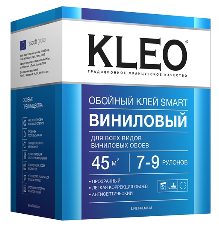 Клей для виниловых обоев Kleo Smart 200 г — купить в Петровиче в Санкт ...
