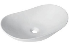 Раковина Gappo 605х360х155 мм накладная овальная белая (GT303)