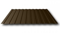 Профнастил С8 ПЭ 1,2х1,5 м 0,35 мм коричневый RAL 8017