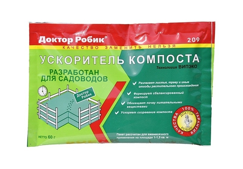 Ускоритель компоста Доктор Робик (209) 60 г — купить в Санкт-Петербурге ...