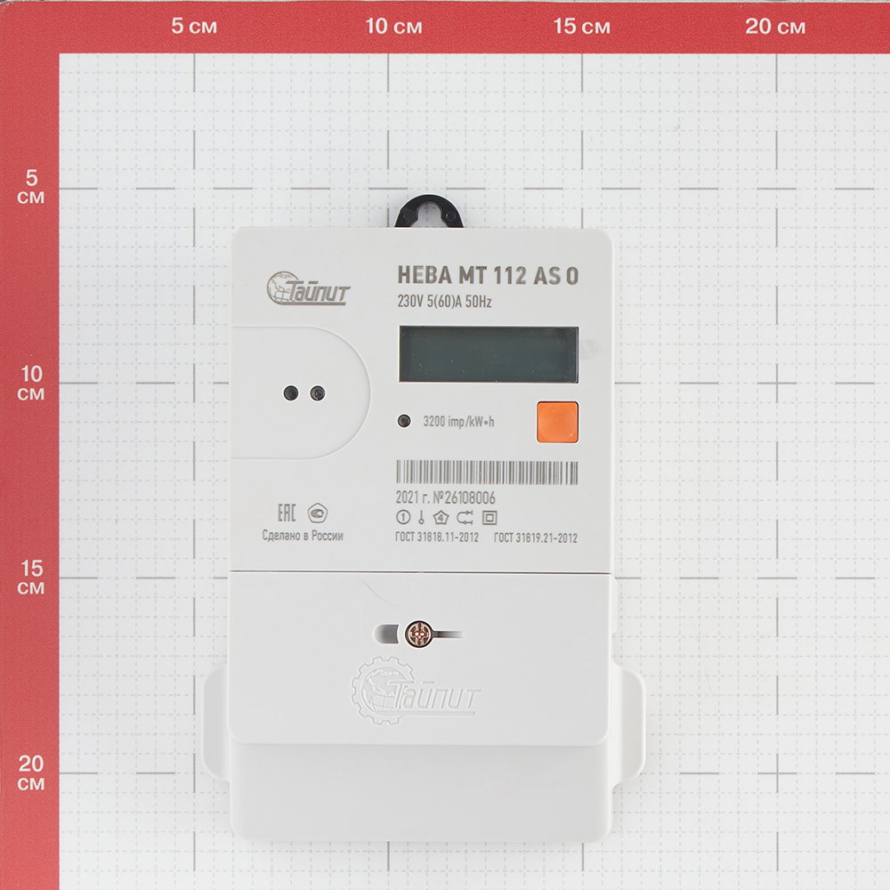 фото Счетчик электроэнергии нева 112 однофазный двухтарифный электронный 5(60) а на монтажную плату
