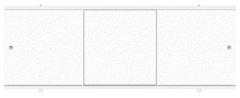 Экран под ванну пластиковый Метакам Премиум 148 см серебристый