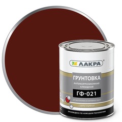 Грунт Лакра ГФ-021 красно-коричневый 1 кг