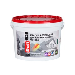 Краска резиновая Dali красно-коричневая 12 кг