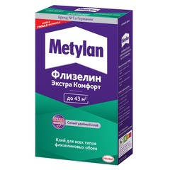 Клей для флизелиновых обоев Metylan Флизелин Экстра Комфорт 300 г