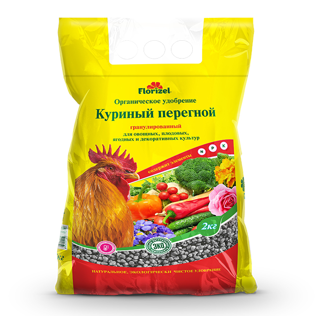 Куриный перегной, гран., 2кг","Florizel - ОУ — купить в Петровиче в ...