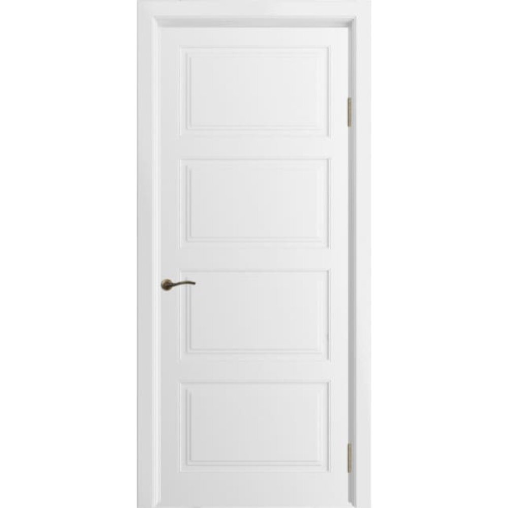Дверное полотно ЛайнДор Классика ФП-2 белое глухое эмаль 600х2000 мм ...