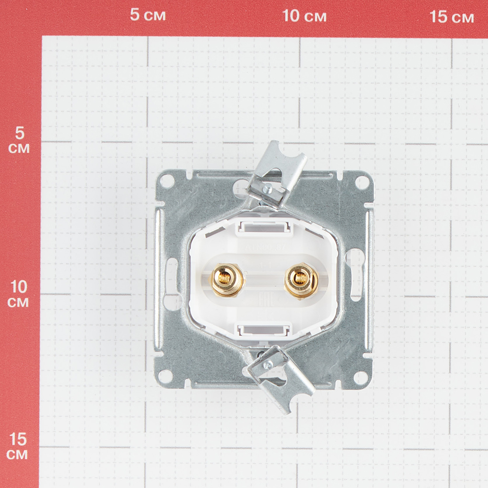 фото Розетка аудио schneider electric atlas design atn000187 скрытая установка белая два модуля аудио