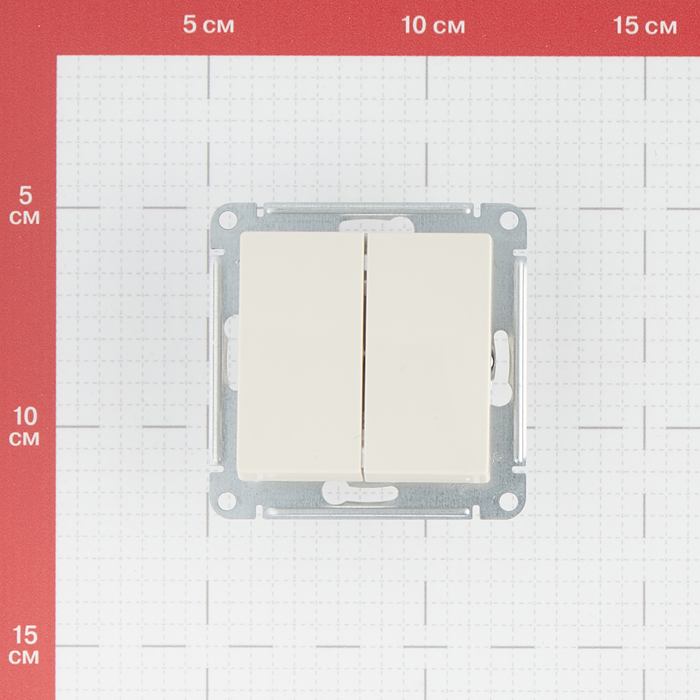 фото Переключатель schneider electric atlas design atn000265 двухклавишный на 2 направления скрытая установка бежевый