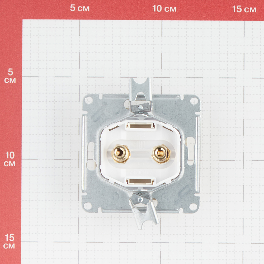 фото Розетка аудио schneider electric atlas design atn000287 скрытая установка бежевая два модуля аудио