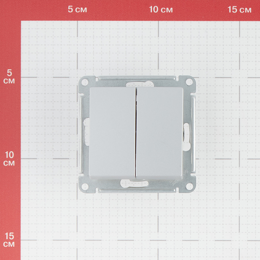 фото Переключатель schneider electric atlas design atn000365 двухклавишный на 2 направления скрытая установка алюминий