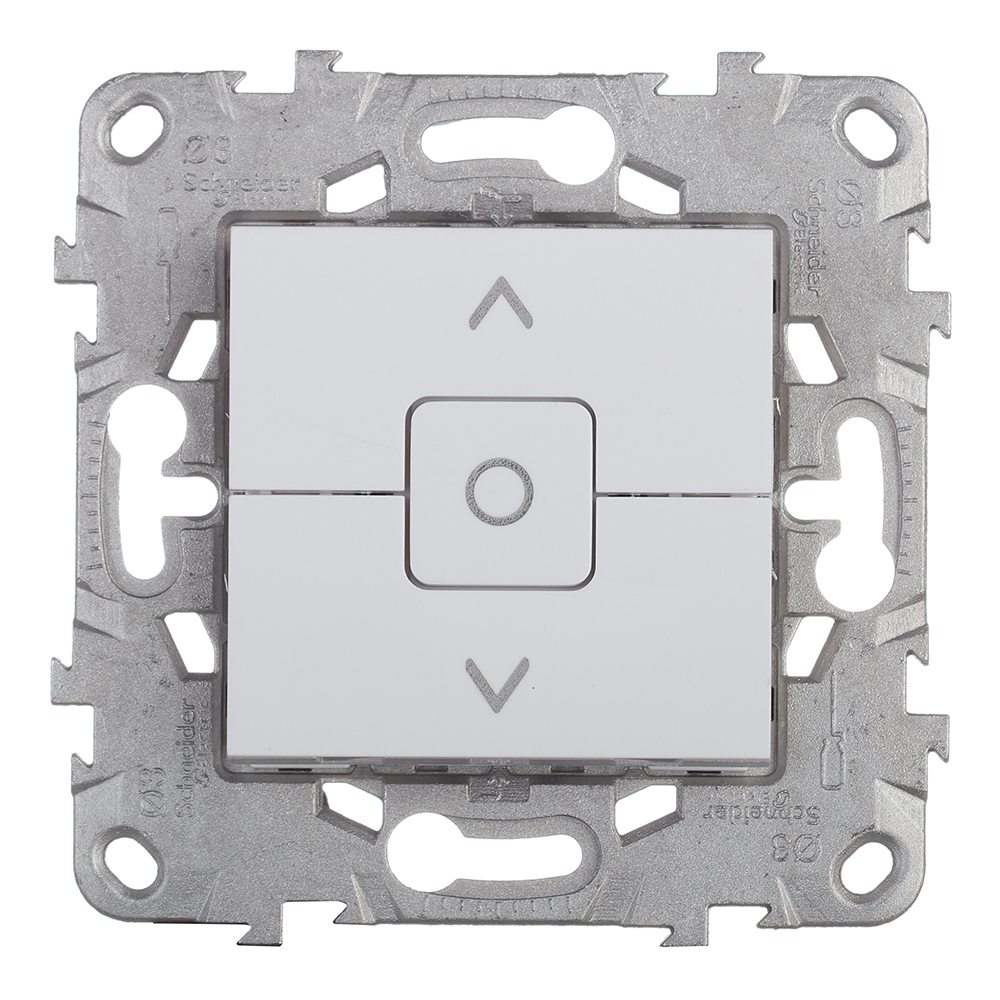 Кнопка управления жалюзи Schneider Electric Unica NEW встраиваемая белая (NU520818)