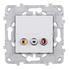 Розетка schneider electric unica new nu505718 скрытая установка белая с заземлением со шторками