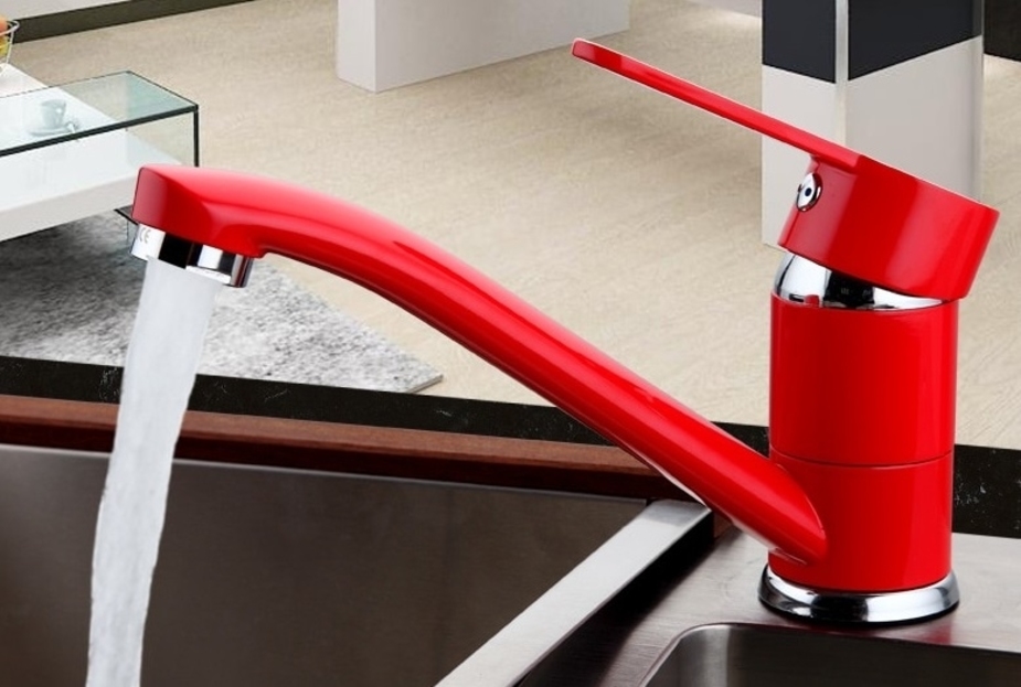 Смеситель для кухни F4928-13 красный — купить в Петровиче в Санкт ...