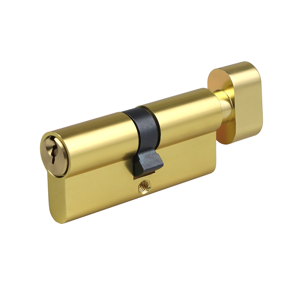 Цилиндр 2018 60 (30х30) мм ключ/вертушка золото